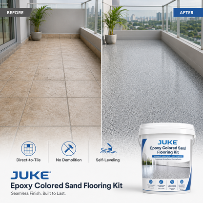JUKE Epoxy Colored Sand Flooring Kit